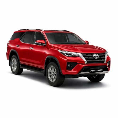 Image of Pringo Fortuner Toy Car for Kids | 1:36 Scale Diecast Pull Back Metal SUV Car | Openable Doors, Boot, Light & Sound Fortuner Toy Car for 3+ Year Boys | Gift Toy for Kids (Fortuner RED)