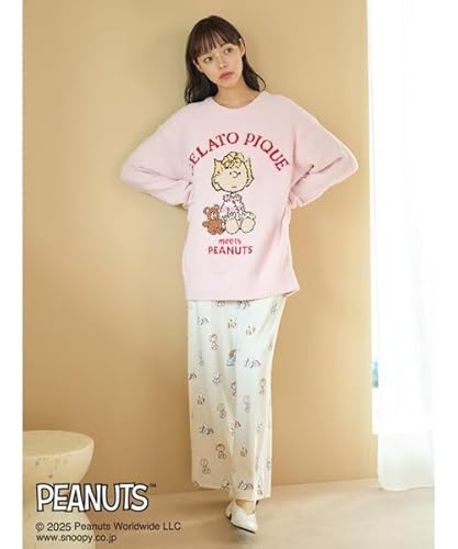 gelato pique PEANUTS ジャガードプルオーバー PWNT255057PNKF