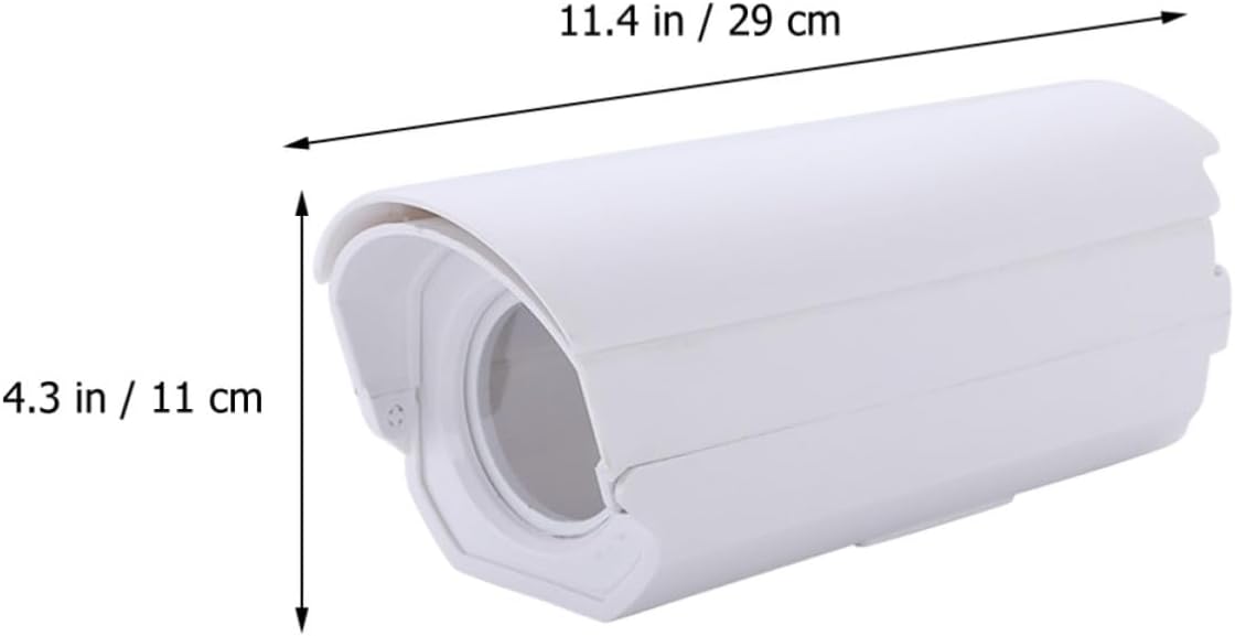 Plastic with High Transmittance Lens Security Camera Cover and Waterproof Pp Material, Heat Dissipation Holes Sturdy Protective Case for Camera for Outdoor Use