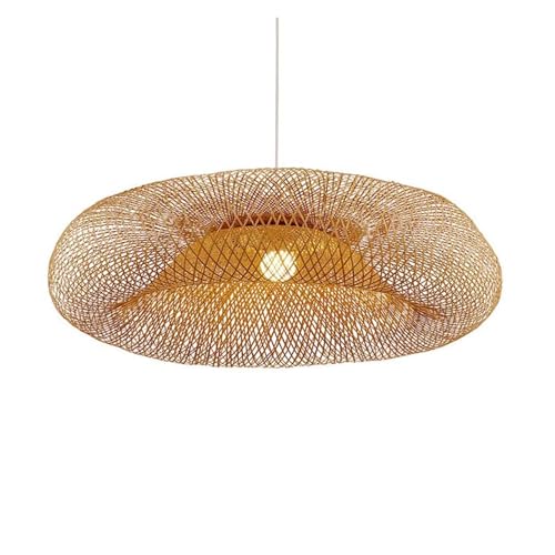 Suspension osier rustique pour salle à manger et salon chaleureux