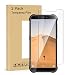 Produktbild LJSM Panzerglas für Oukitel WP5 / Oukitel WP5 Pro [2 Stück] Schutzfolie Schutzglas Glas Folie Displayschutzfolie Kristall-klar Hartglas Gehärtetem Film Displayschutz für Oukitel WP5 (5.5")