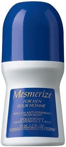 Set of 4 Avon Mesmerize For Men Roll-On Anti-Perspirant Rolls