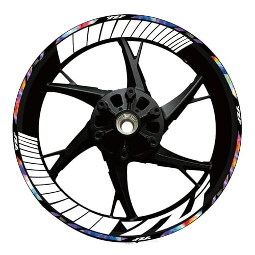 Autocollants de roue moto réfléchissants jante imperméables Yamaha R3 R1 FZ07