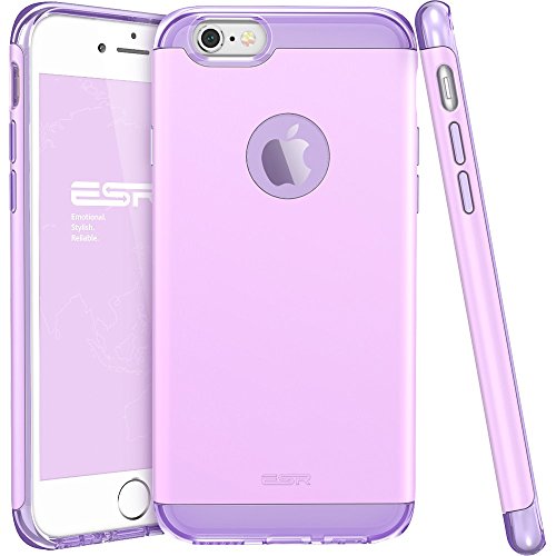 ESR iPhone 6S Plus Case,iPhone 6 Plus Case, Yippee Colour Plus Series Protective Bumper Case [Shock Absorbent] [Anti-Scratch] Back Cover for 5.5 inches iPhone 6 Plus(Fragrant Lavender)