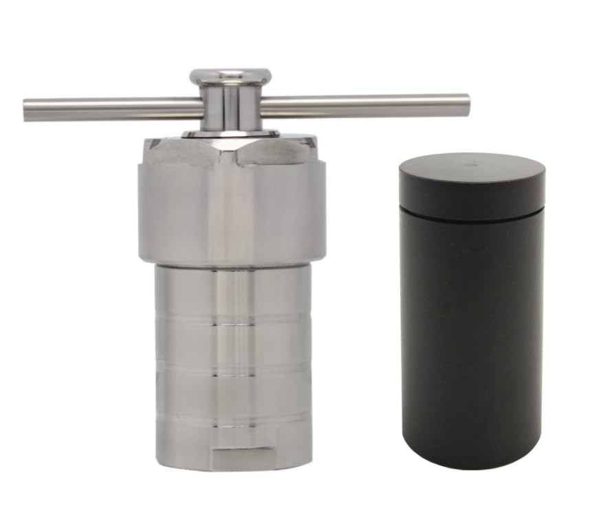 BAOSHISHAN PPL Lined Hydrothermal Synthesis Autoclave Reactor, 240°C/464°F, 3MPa/435PSI, High Pressure Digestion Tank (500ML)