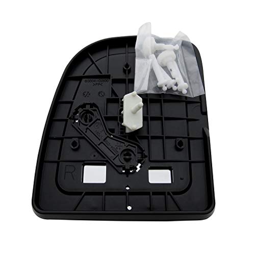 Passenger Side Upper Towing Mirror Assembly Right Glass, Back Plate, Non-Heated, Compatible With Ford 02-19 Econoline E150 E250 E350 E450, 99-07 F250 F350 F450, 00-05 Excursion Sold By Rugged TUFF - Thumbnail 2