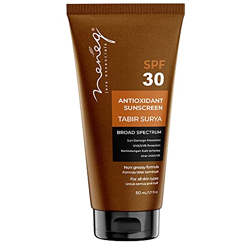 Neneq Java Essentials SPF 30 Sunscreen for Sensitive Skin – Broad Spectrum Body and Face Sunblock Lotion with Micronized Zinc Oxide and Moisturizers for Protection from UVA and UVB Sun Rays (50ml)