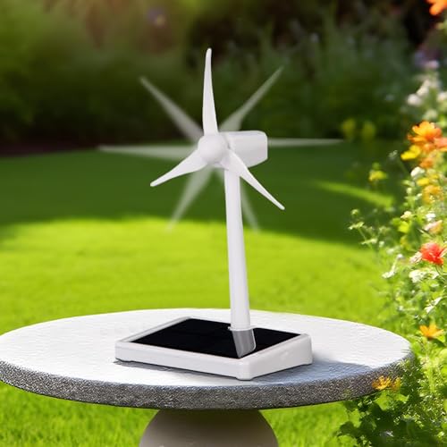 Molino de viento solar con función didáctica y aspas giratorias automáticas 3