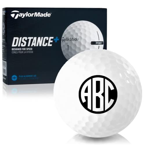 TaylorMade Taylor Made Distance+ Monogram Personalized Golf Balls