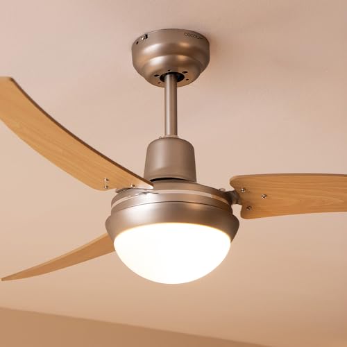 Cecotec Deckenventilator 65 W und 42" mit Licht und Fernbedienung EnergySilence Aero 480. 3 Geschwindigkeiten auswählen, Steuerung… – Ansicht 5