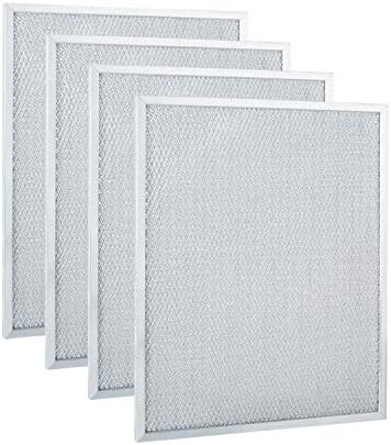 BPS1FA30 Range Hood Filter 11-3/4" x 14-1/4" x 3/8" for compatible with Broan, Nutone, 30”QS1, WS1 Aluminum Hood Grease Replacement Filter (4 Pack)