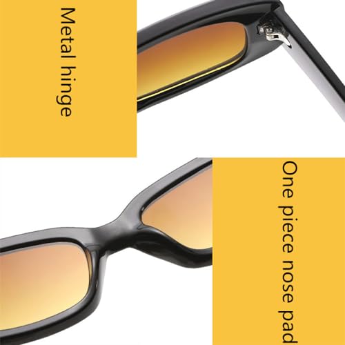 Lunettes de soleil rectangle protégeant vos yeux avec style vintage