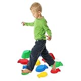 Stepping Stones Balance Stepping Stones, River Stones-Spiel for die vestibuläre Entwicklung, einzigartiges Geburtstagsgeschenk for Jungen und Mädchen (Color : 11 PCS) (Color : 11 Pcs)