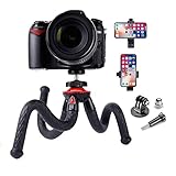 ✪ IDEAL FOTOGRAPHY GADGET: Das tragbare Mini Reise Stativ von Lammcou ist kompakt und leicht, wiegt nur 215g. Dieses flexible Camera Tripod kann man entweder als ein Einsteiger Stativ für Hobby-Fotografe oder als Ersatzstativ unterwegs für Profis, damit Sie super Fotos aus jeder Sichtswickel erfassen könnten. Als Selfie Stick oder Vlogging Handstativ.