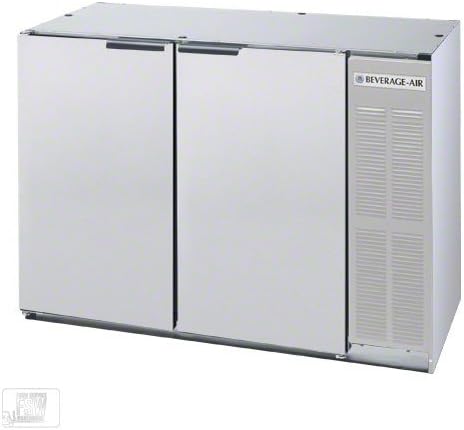 Beverage Air BB48Y-1-S-PT Standard Depth Back Bar Cooler Pass Thru in Stainless Steel