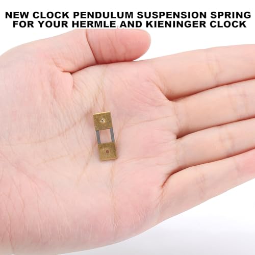 Otoolling 2 Pcs Clock Pendulum Suspension Spring for Grandfather Clock Grandfather Clocks Pendulum Suspension Spring Movements
