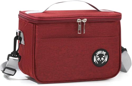 Bolsa Termica grande portátil tecido Oxford capacidade 12 litros Lancheira Térmica Marmita com Alça de ombro Ajustável ideal para Trabalho escola Cerveja