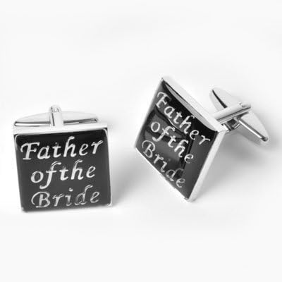 Father of the Bride Cufflinks and Personalized Case