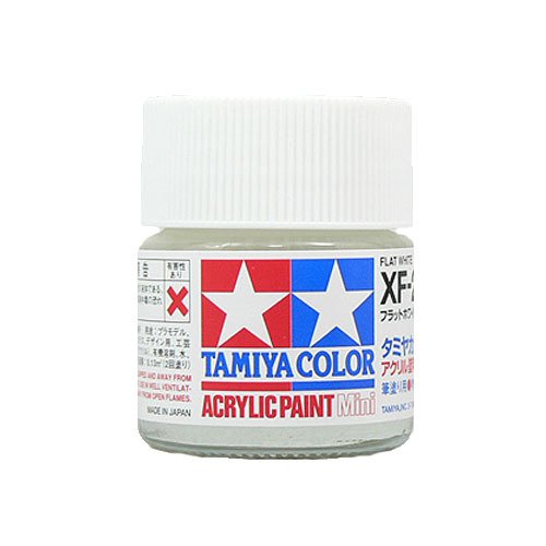 タミヤカラー アクリルミニ XF-2 フラットホワイト つや消し