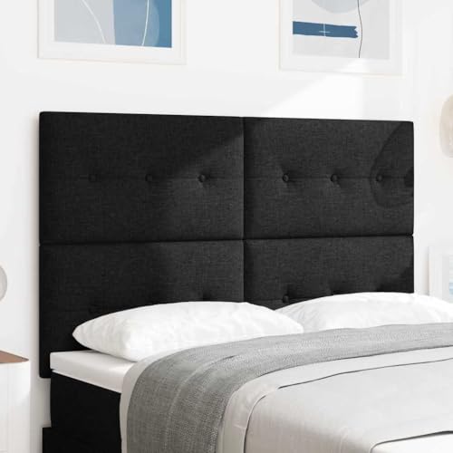 Lumanois Cabecero LED con Tiras LED con cabecera Negro 160 cm Tela,Mobiliario,Cabeceros y pies de Cama,19.9kg-3338438