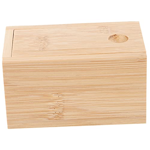 BESTonZON Box Wooden Bait Box for Durable Fishing Accessory Multi Function Outdoor Bait Case Compact for Easy Transport for Recreational Professional Anglers