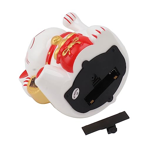 Gato de la suerte Asixxsix de 5.5 pulgadas con brazo agitador miniatura 6