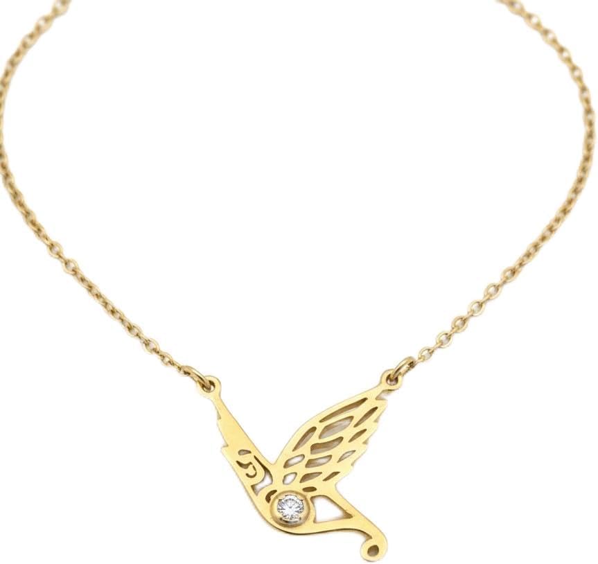 Rua Jewelry, 18K Gold Plated 925 Sterling Silver with 1.5mm Zircon Gem - Beautiful Pendant Necklace for Women - Gift for Wife, Birthday, Anniversary, Mother’s Day