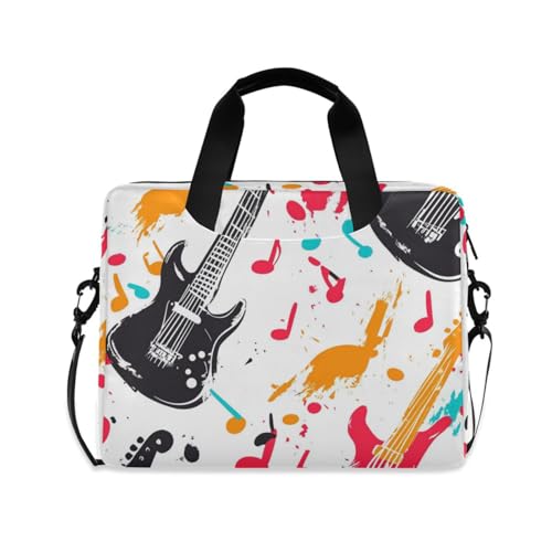 Sacoches d'ordinateur portable de 15,6 pouces finition premium motif musique retro