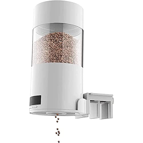 Mangiatoia automatica per pesci, 500 ml, riutilizzabile, per acquario, con temporizzazione precisa e alimentazione quantitativa, per la maggior parte dei mangimi per pesci