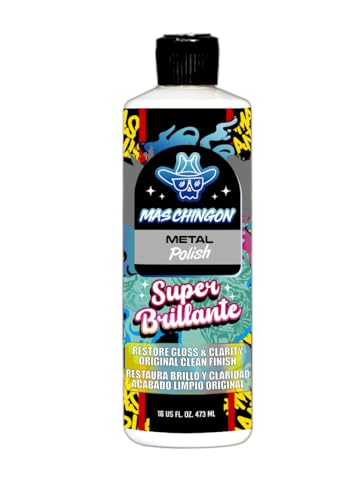Mas Chingon Metal Polish Restore Gloss & Clarity Original Clean Finish 16 Fl Oz (1-Pack)