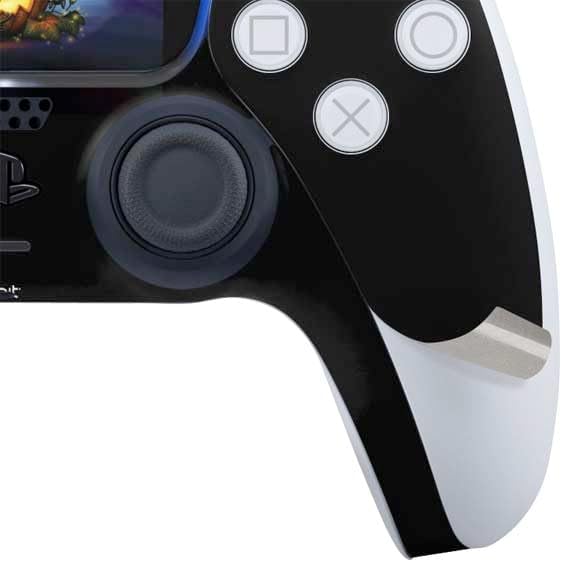 Skinit Decal Gaming Skin Compatible with PS5 Slim Digital Edition Bundle - Officially Licensed Halloween Cat and Jack O Lantern Pumpkin by Sarah Richter Design
