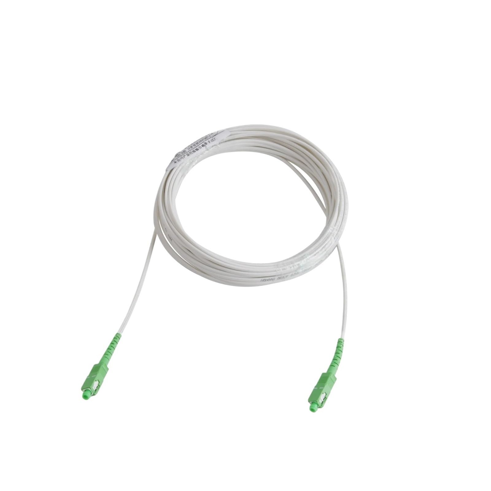 Fibre optique SC monomode 15 mètres pour connexion intérieure simplex - 4