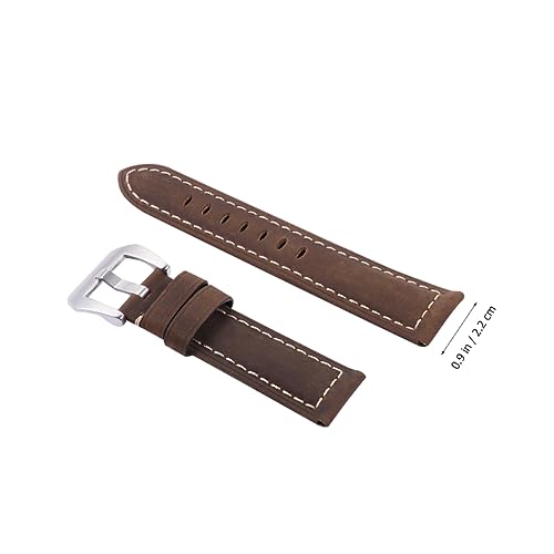 Correa de reloj deportiva LIFKOME estilo vintage marrón para lucir en la oficina o escapadas de fin de semana