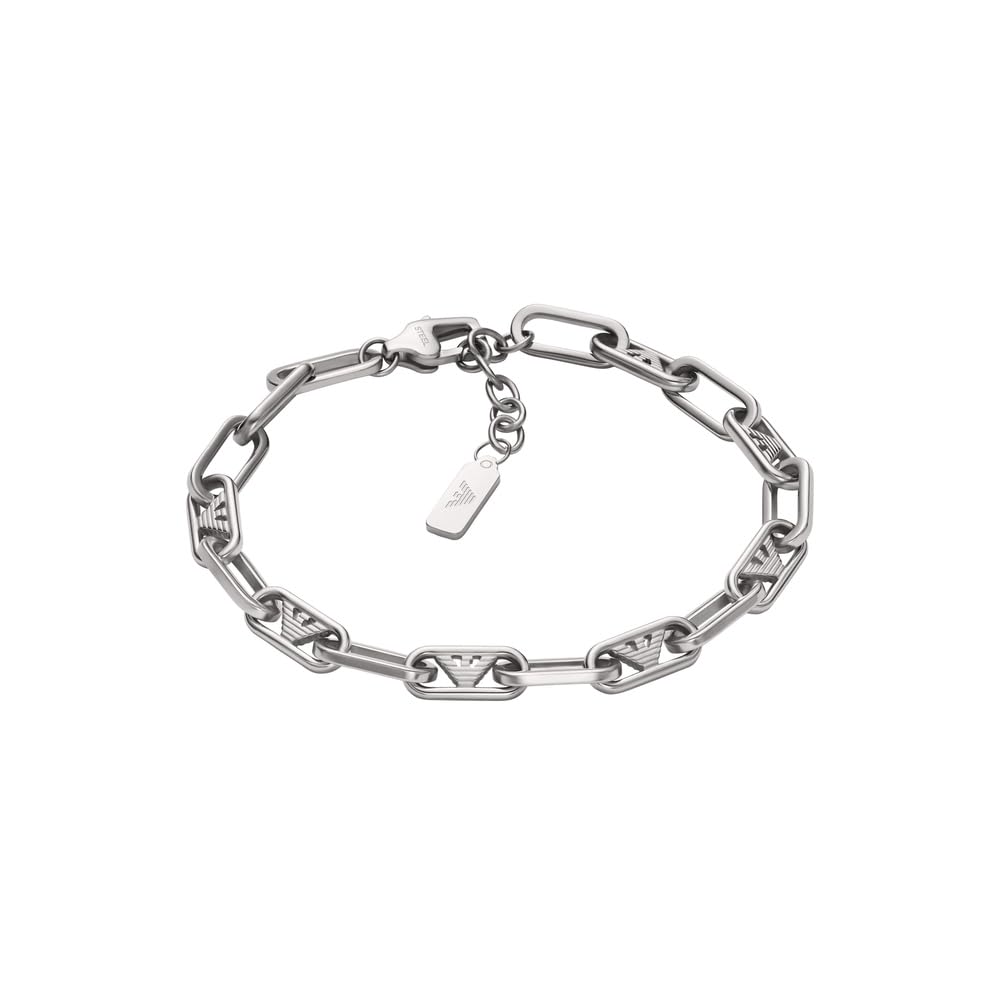Emporio Armani Multicolored Stainless Steel Chain Bracelet