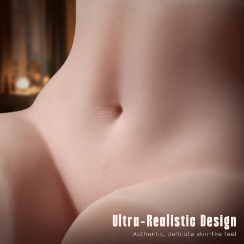 Image of BIG SHOCKED 15.2LB Sex Doll Male Sex Toys for Men, Realistic Big Ass Sex Dolls Torso Male Masturbator Pocket Pussy with Dual Tight Vagina & Anal Channels, Lifelike Flesh Soft Butt Light Adult Sex Toy
