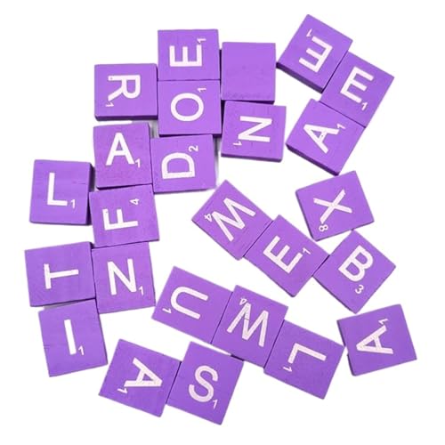 Wooden Letter Tiles for Crafts 300PCS 18x20mm miniatura 1