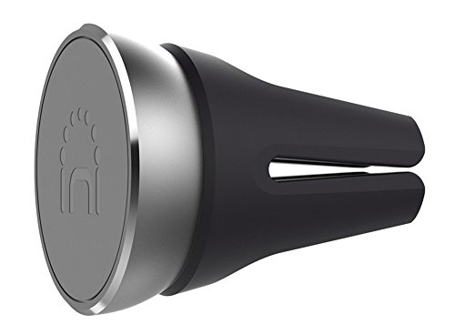Spinido [The Smallest] Strong Magnetic Air Vent Car Mount Holder for iPhone X/8plus/8/7 plus/7/Samsung S8 and All Smartphones/GPS (Round-Grey)