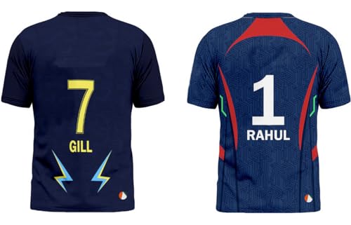 Image of Sports India IPL Cricket Team T Shirt Jersey Combo for (Kid's, Boy's & Mens) L744