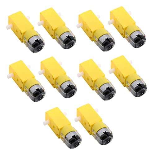 WHAMVOX 10pcs Smart Car Gear Motor Geared Motor Magnetic Gears High Torque for Rc Model Car