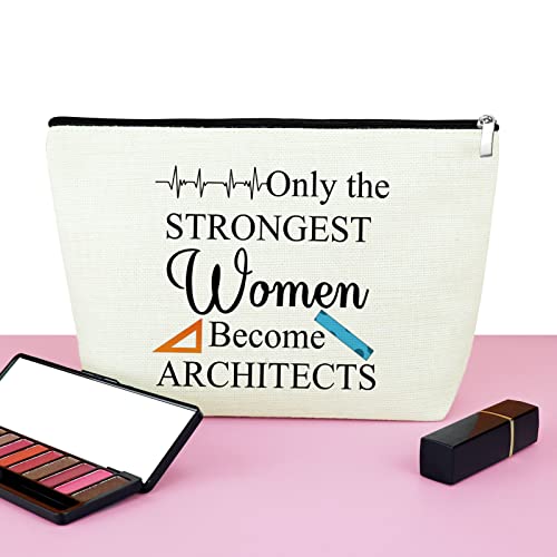 Architect Gifts For Women Makeup Bag Architect Student Gift Architectural Engineer Gift Architecture Gift For Friend Coworker Cosmetic Bag Birthday Christmas Gift For Architect Travel Makeup Pouch #TOP5