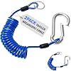 2Pack 6Ft Blue Trailer Breakaway Cable RV Brake Away Emergency Brake Cable