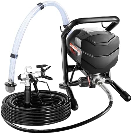 Uargd Stand Airless Paint Sprayer, 650W High-Efficiency Electric Sprayer, 3000PSI Paint Machine with Extension Rod and Cleaning Tools for Indoor and Outdoor Furniture, Fences, and Home Projects — view 8