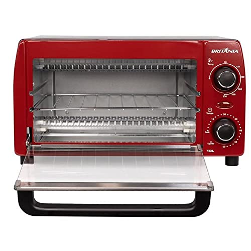 Forno Elétrico, Bfe10v, 10L, Vermelho, 110V, Britânia