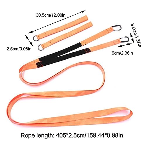 Puleyun Ski-Trainingsgürtel für Kinder, Fallen, Skifahren, Traktion, Schnallen mit Gurtband, B1N3, Ski-Nylon, einfache Lerntechnik und schnell – Bild 10