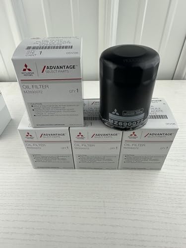 Image of Quantity Of 5 - Genuine Mitsubishi Oil Filter MZ690072 Outlander 2008-2019, Outlander Sport 2011-2019, Mirage 2014-2019 - Many More Vehicles
