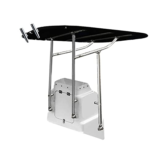 Krypt Towers Smart Center Console Mounted T Top for Boats, Directly Attaches - No Feet, 2