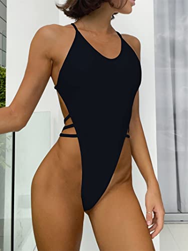 Sexy Bathing Suit Women Swimwear Thong One Piece Swimsuit4