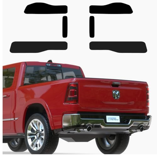 Custom fit: 2019-2024 RAM 1500 Tail Light Tint Kit. for LED Lighting Package taillights.