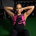 Amstaff Fitness Weighted Vest - Weight Vest for Running, Strength Training & Muscle Building, Features Reflective Stripe for Safe Outdoor Workouts (8lbs, Pink)