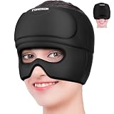 TOMEISOR Migraine Relief Cap, Foldable Eye Visible Headache Relief Cap, Migraine Relief Hot and Cold Hangover Cap Ice Gel Cap 360° Fit, Migraine Ice Mask, Migraine Hat Headache Best Home Health Gift